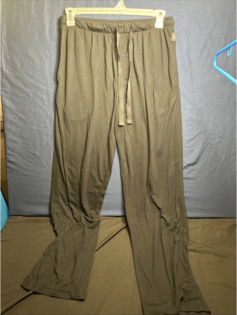 U.S. Polo Assn Pajama Pants Unisex Adult Size L Black Lounge Sleepwear Soft Cozy